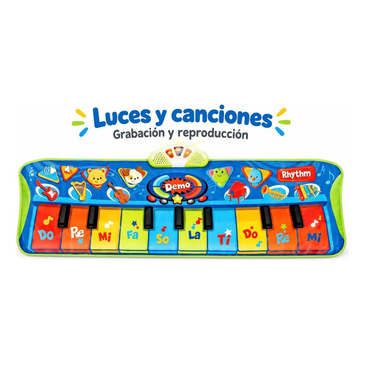 Alfombra Piano Musical Winfun Junior Step to Play con Luces-2