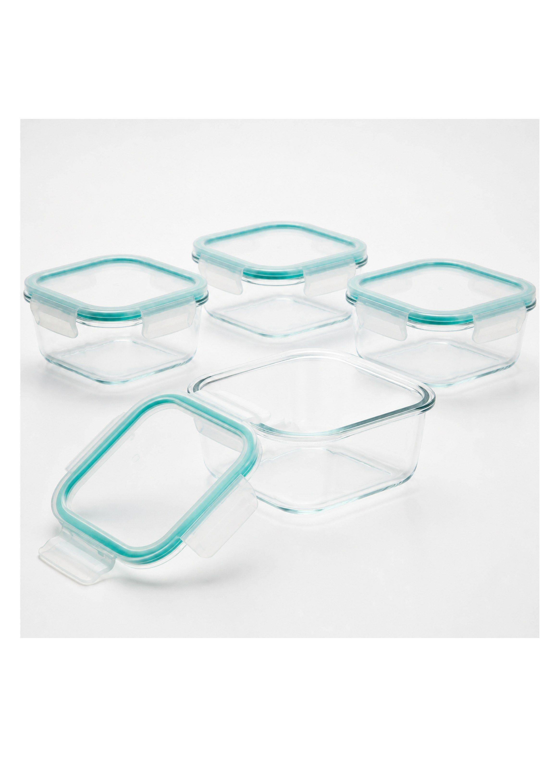 Set 4 Contenedores de Vidrio Herm ticos 520 ml-2