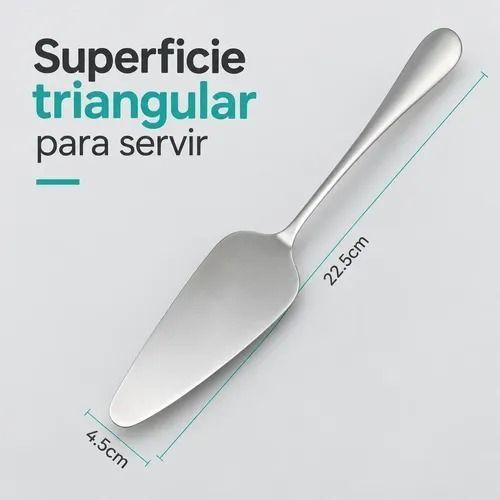 Esp tula para Cortar y Servir Pastel 22 5 cm Acero-2