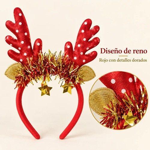Pack 3 Cintillos Navide os de Reno 23x12 cm-2