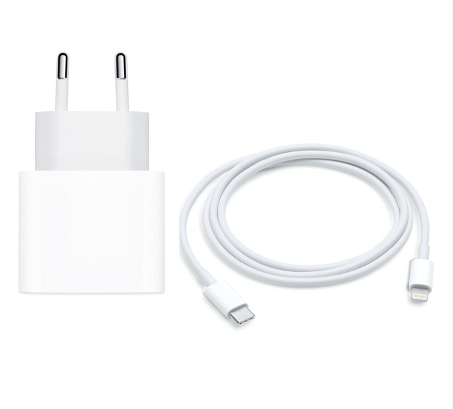 Cargador Apple USB C 20W Original Cable C Lightning 1mt-0