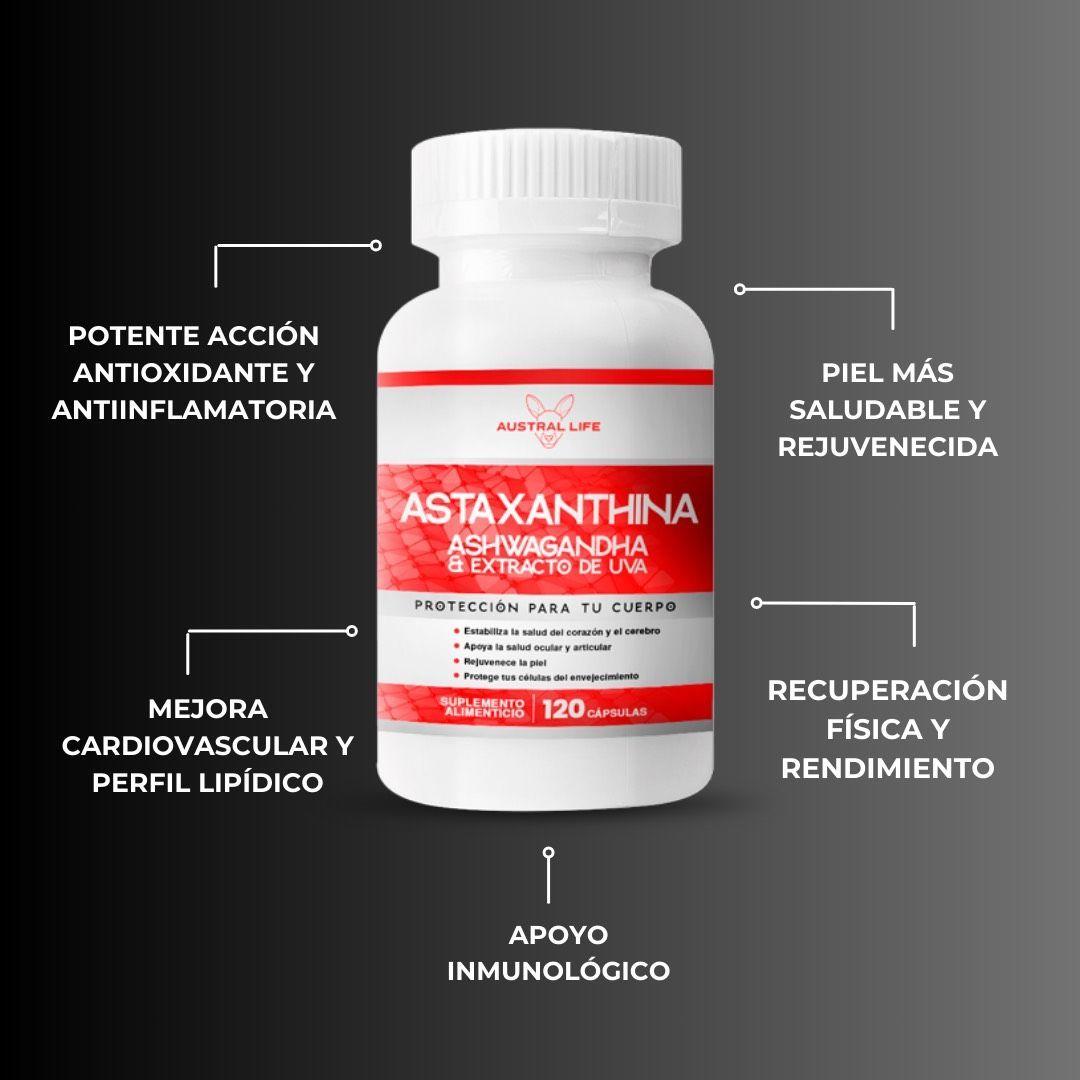 ASTAXANTINA ASHWAGANDHA EXTRACTO DE SEMILLA DE UVA 120 CAPSULAS-1