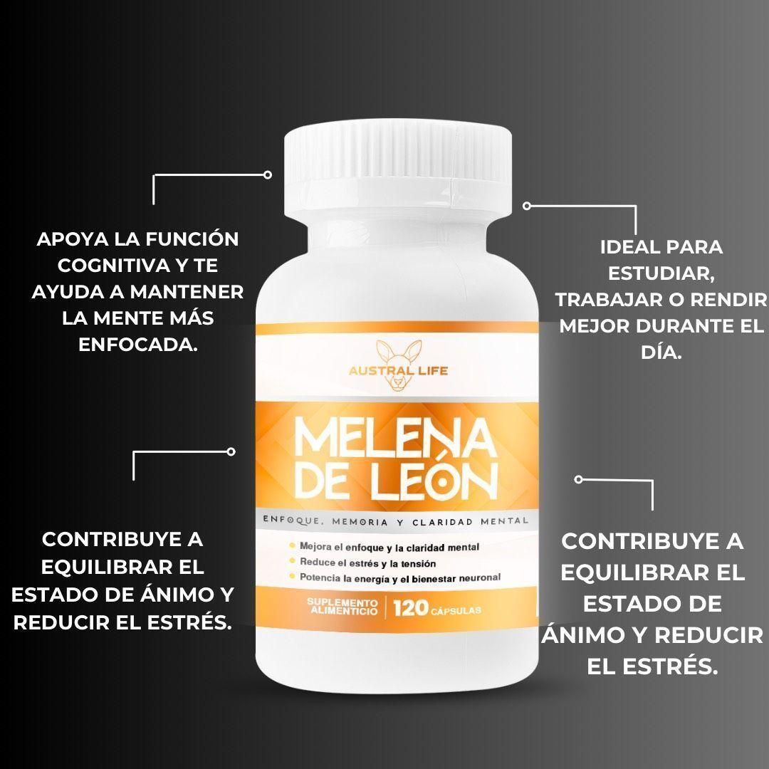 Melena de Leon 1000mg 120 Capsulas Austral Life-1