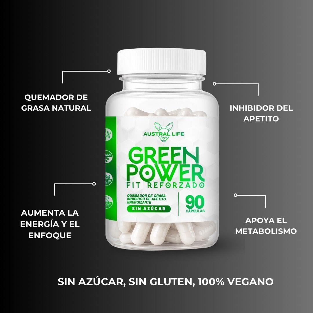 GREEN POWER FIT QUEMADOR DE GRASA NATURAL ENERGIA 90 CAPSULAS-1