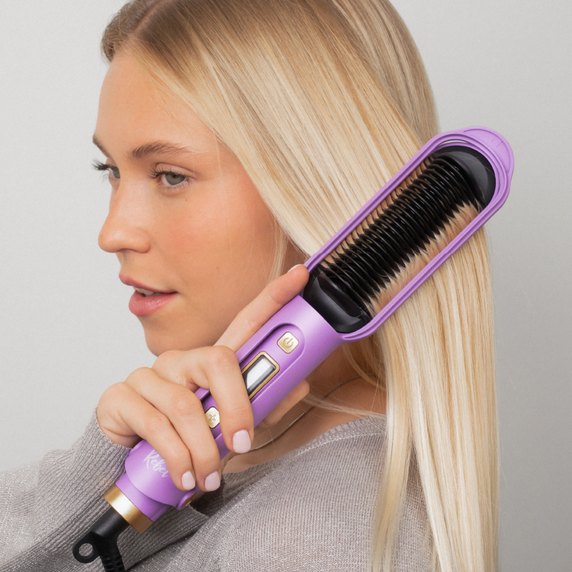 Plancha de Cabello Cepillo Alisador AlissMax Pro-2