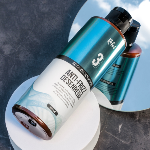 Acondicionador Anti-Frizz, Desenreda y Brillo - Paso 3-7