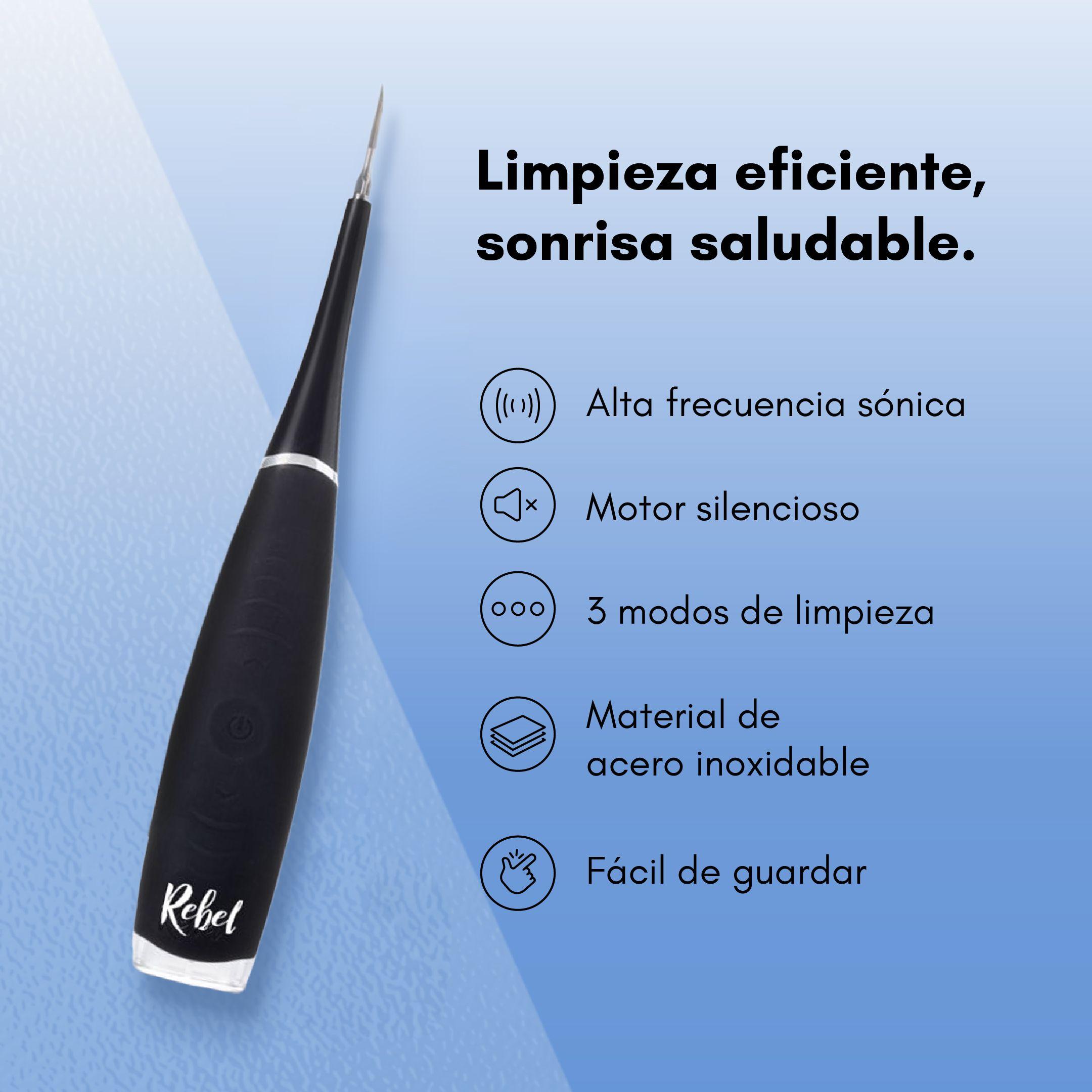 Limpiador Dental RebelSmile Negro-2