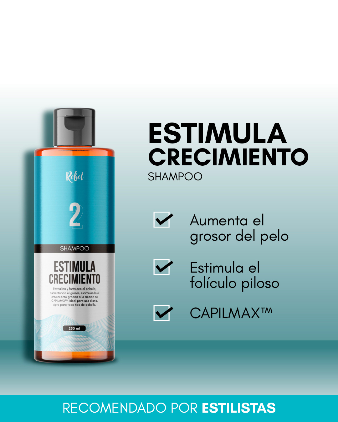 Shampoo Estimula el Crecimiento - Paso 2-2