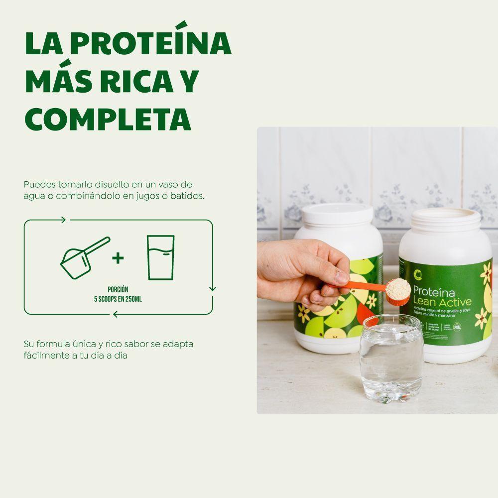 Proteína Lean Active Vainilla Manzana 900gr-2