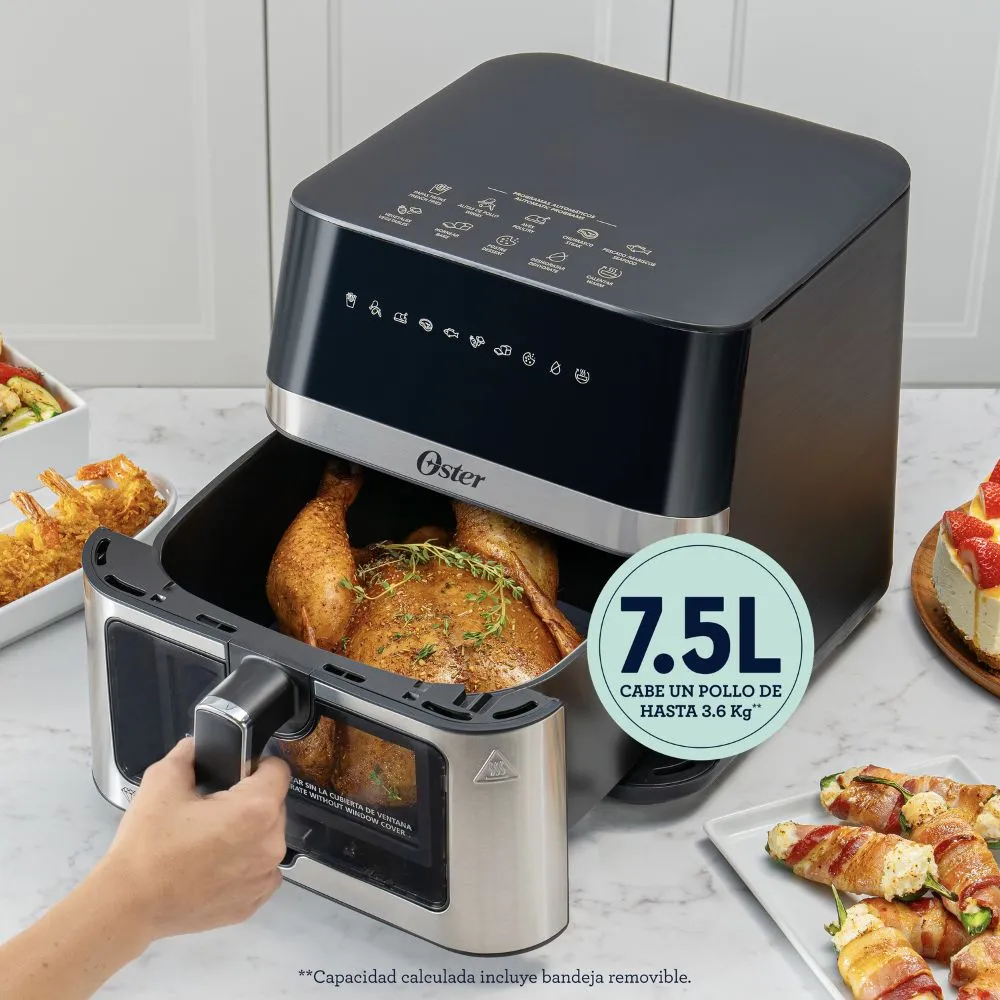 Freidora Aire Oster 7 5 L Diamondforce Digital 10 Programas-3