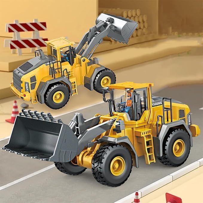 Excavadora Juguete Control Remoto Vehiculo Ingenieria-4