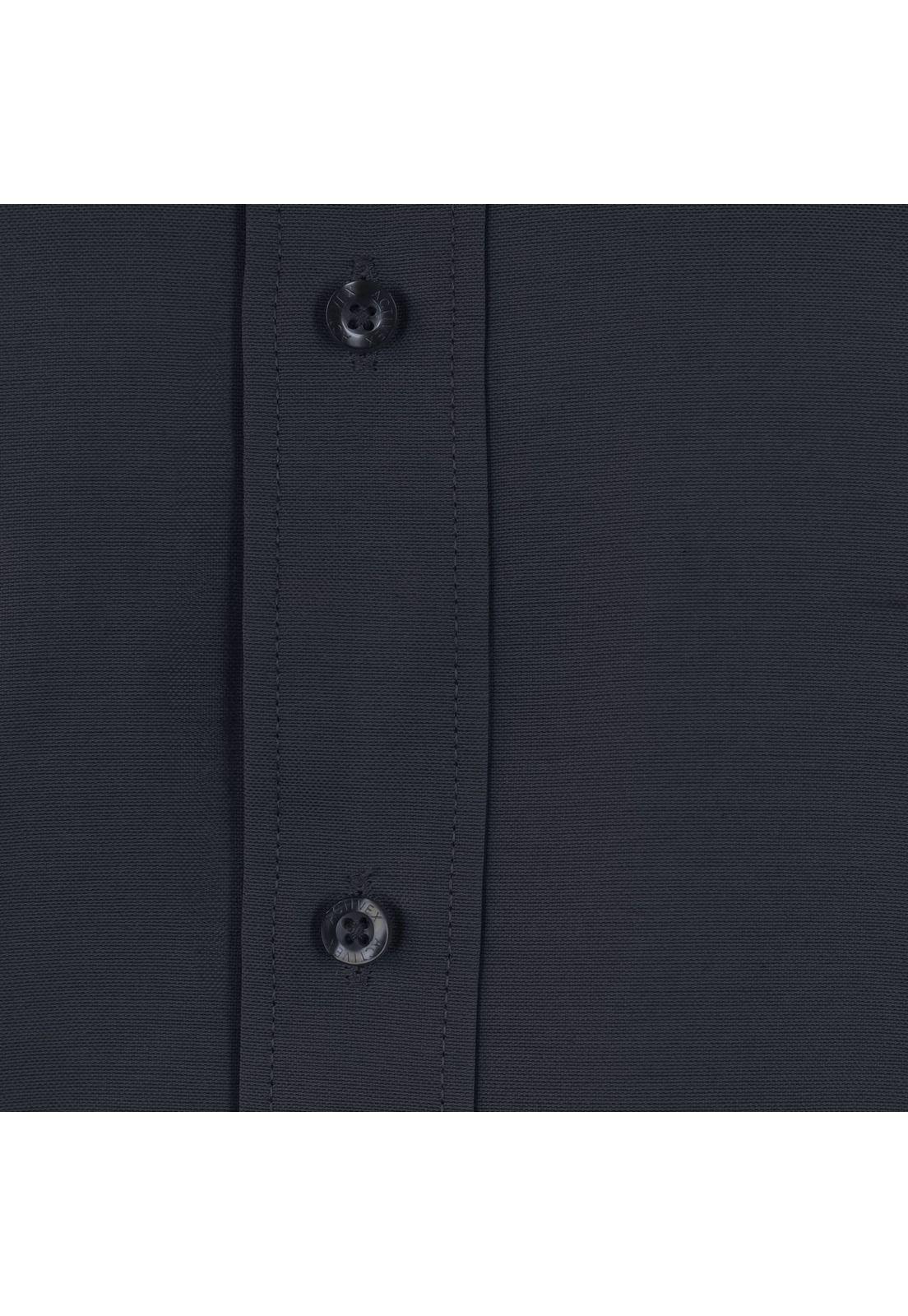 Camisa Trevira Negra Manga Larga Activex-4