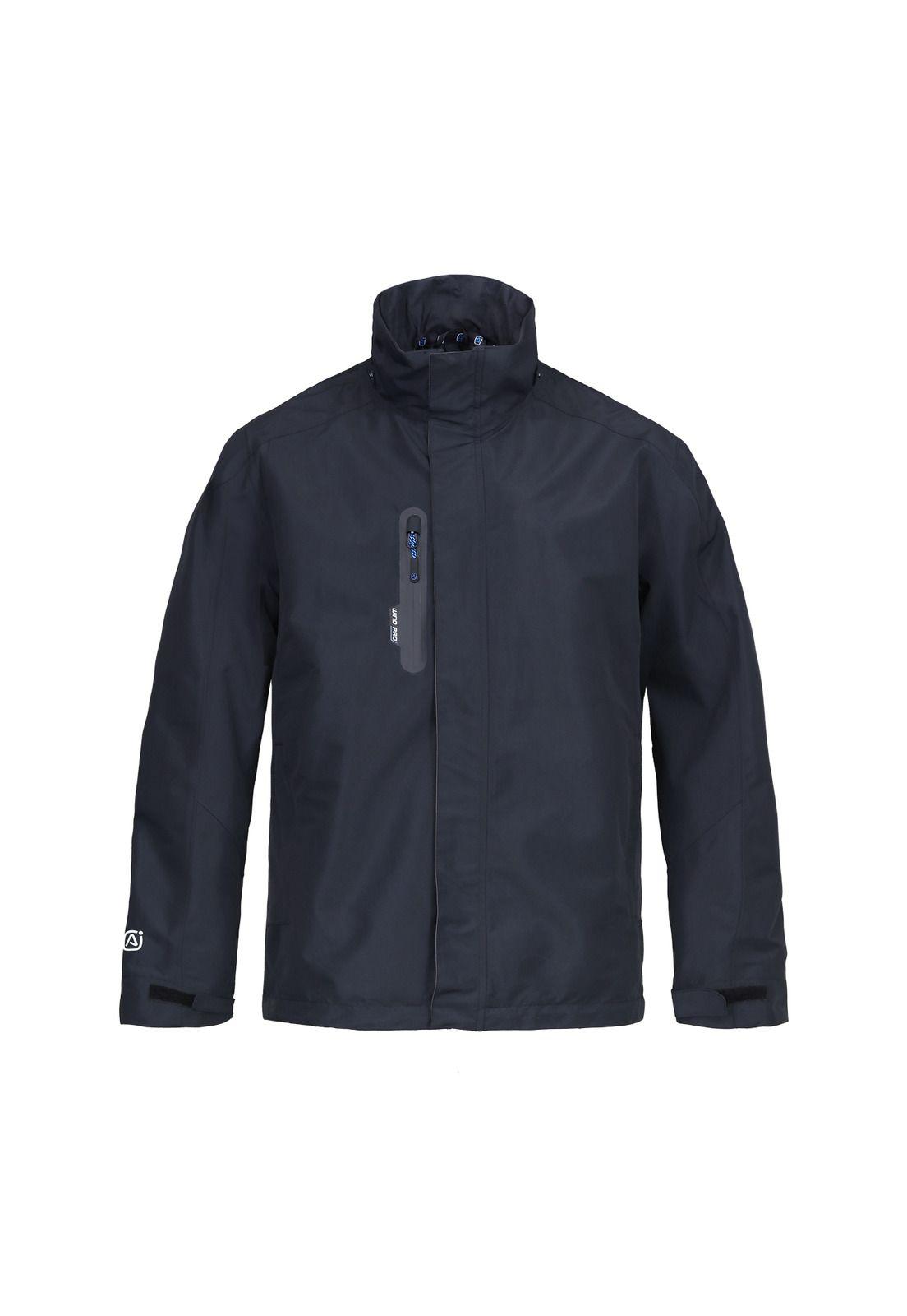 Cortaviento Hombre Impermeable  Azul Marino-0