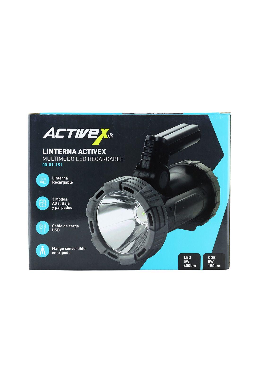 Linterna led recargable portátil multimodo Activex-4