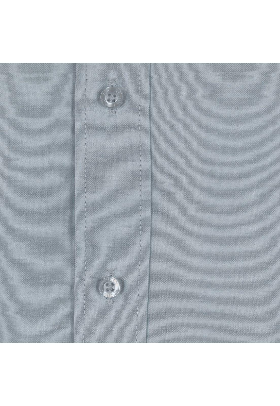 Camisa Oxford Manga Larga Gris UPF 20-4