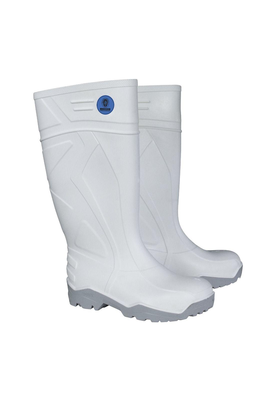 Bota PVC 923 Blanca Para Lluvia-1