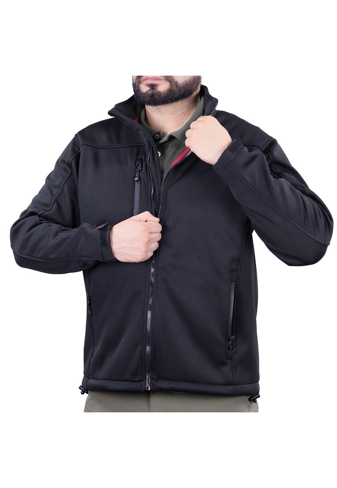 Parka Hombre 3 en 1 Rojo/Negro Z-0400-1