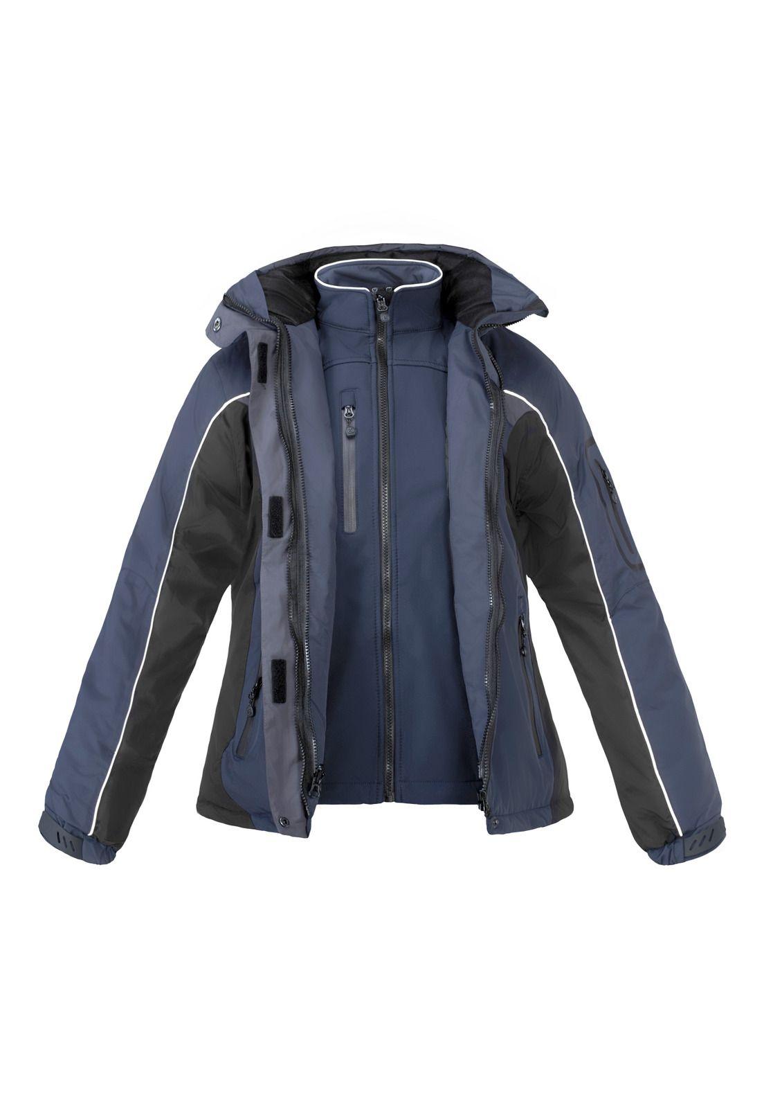 Parka Mujer 3 en 1 Azul Z-9600-1
