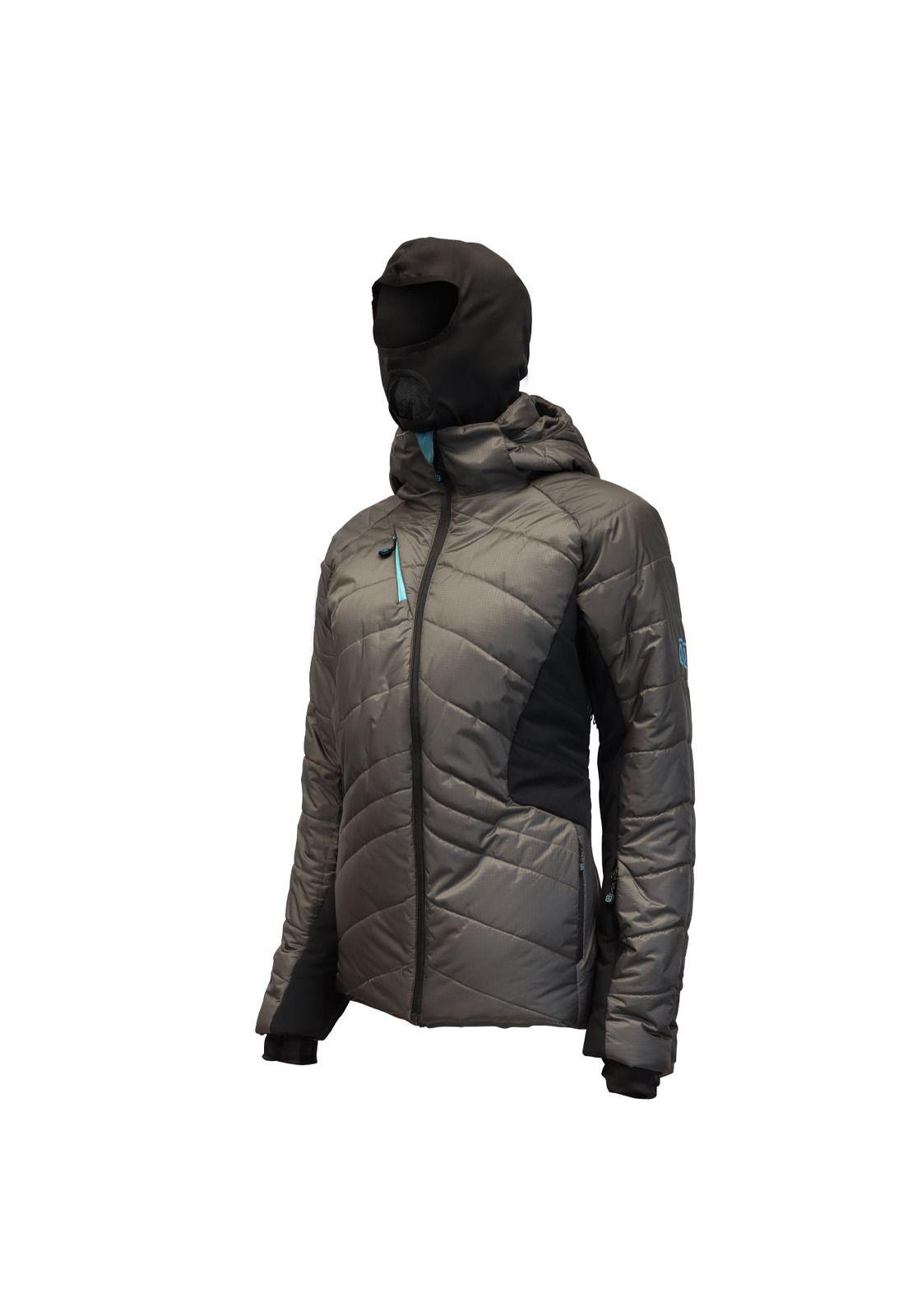 Parka Thinsulate Mujer Gris/Negro Z-9100-4