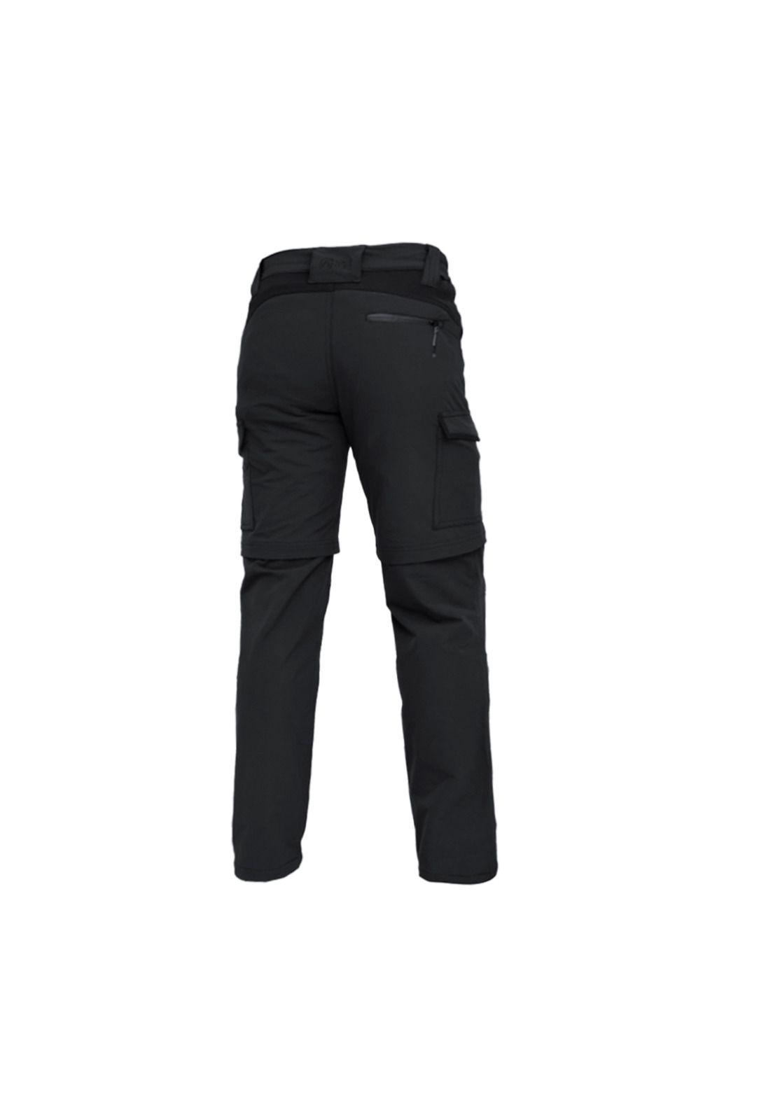 Pantalon Outdoor Mujer Lightwind UV Ripstop Spandex Negro-1