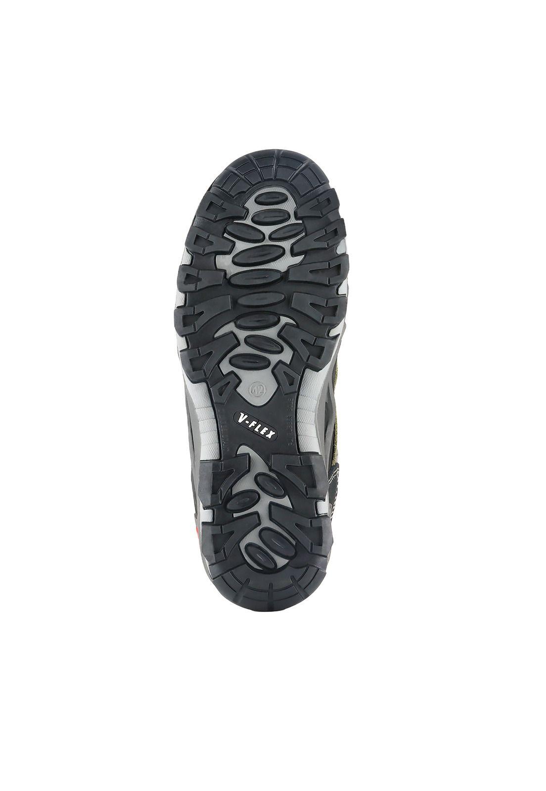 Zapato V11 Nobuck beige/Negro Vflex-4