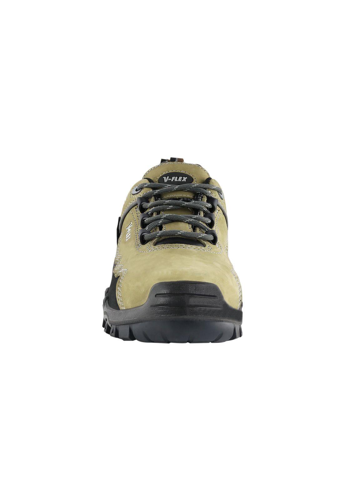 Zapato V11 Nobuck beige/Negro Vflex-7