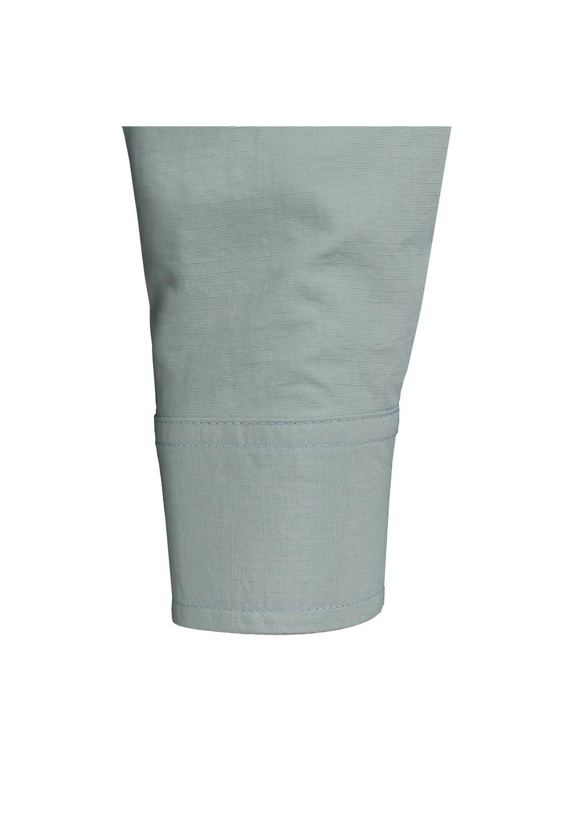 Blusa Manga Larga Outdoor Cuello camisero Mujer verde W2100 -5