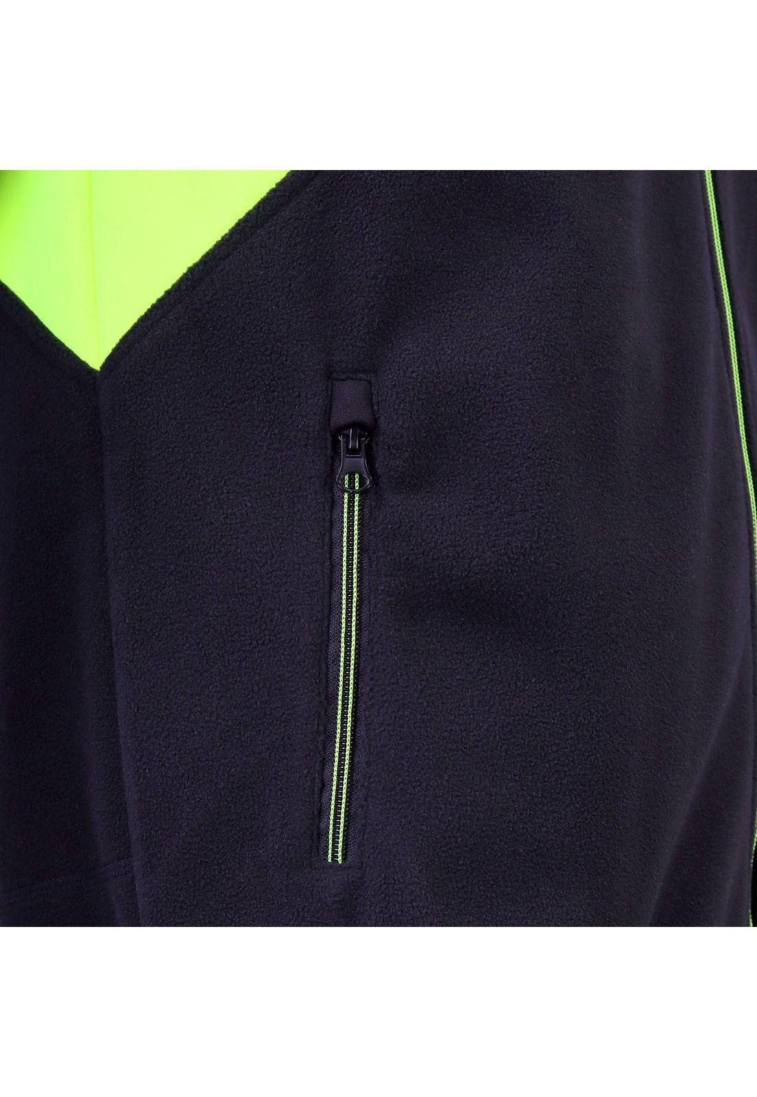 Chaqueta Micropolar Alta visibilidad Hombre Z-3600 Negro-5