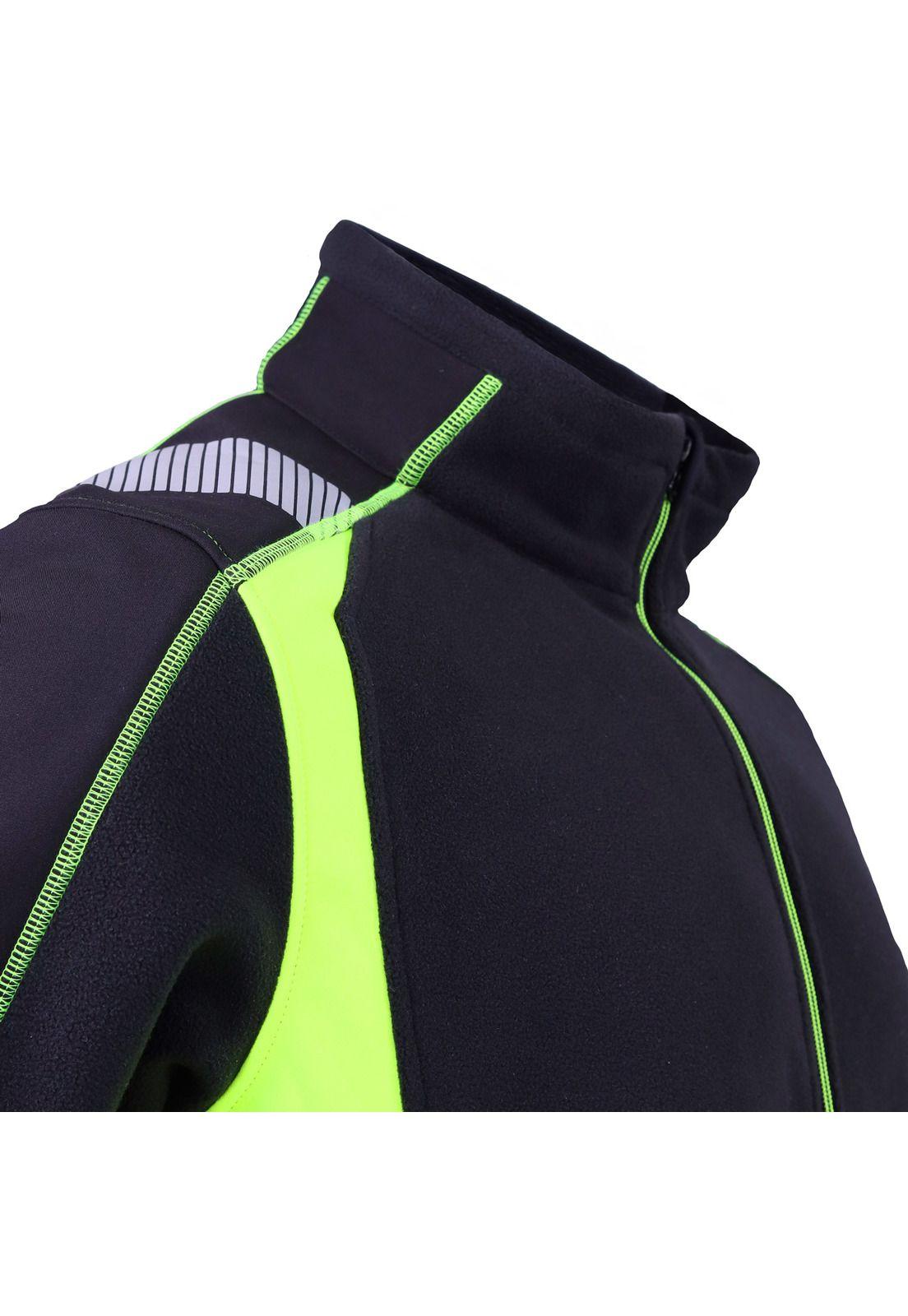 Chaqueta Micropolar Alta visibilidad Hombre Z-3600 Negro-6