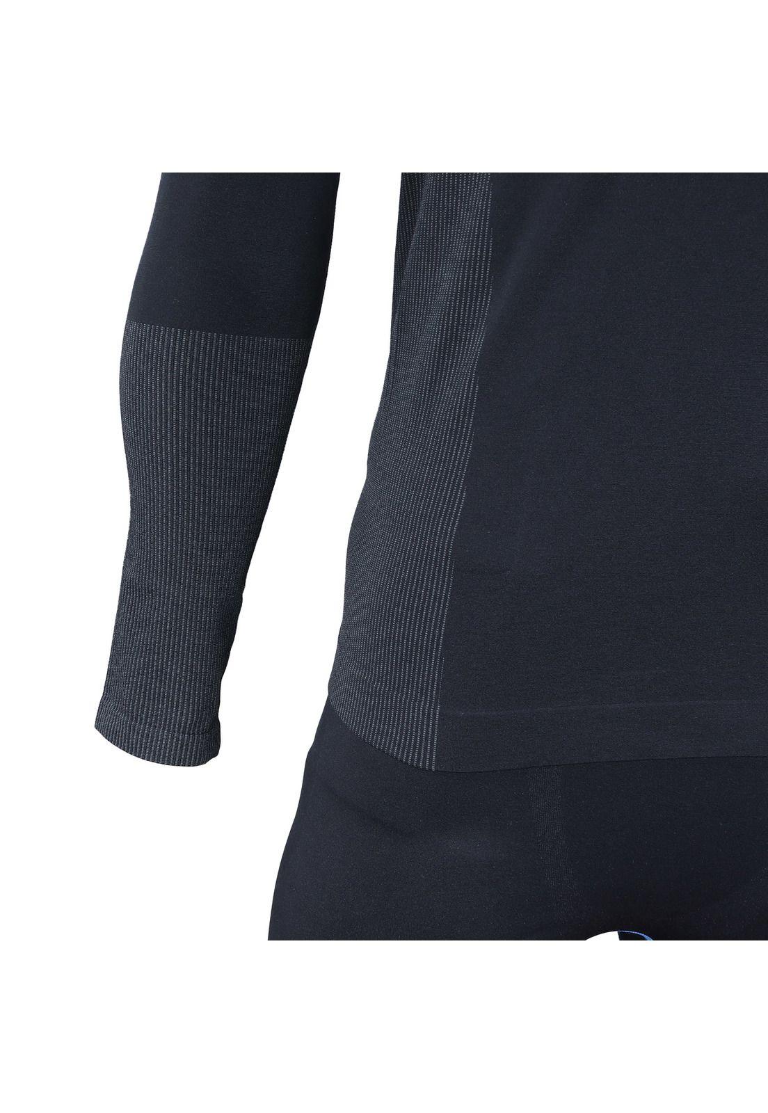 Conjunto primera capa térmico spandex color negro-5