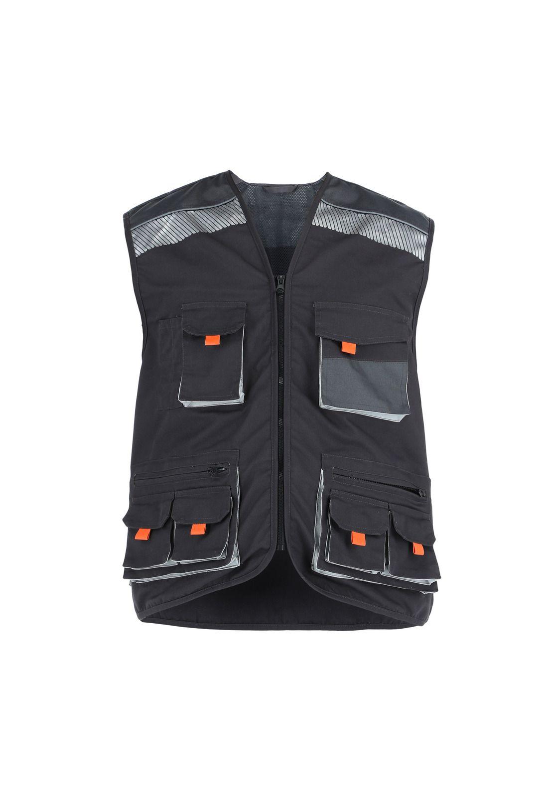 Chaleco Geólogo Gris/Negro XR-100-0