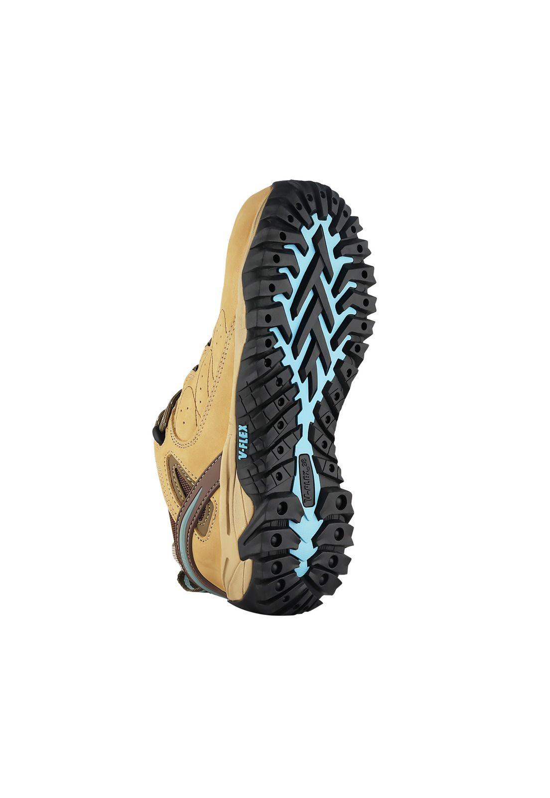 Zapato Seguridad V2 Celeste Beige Vflex-5