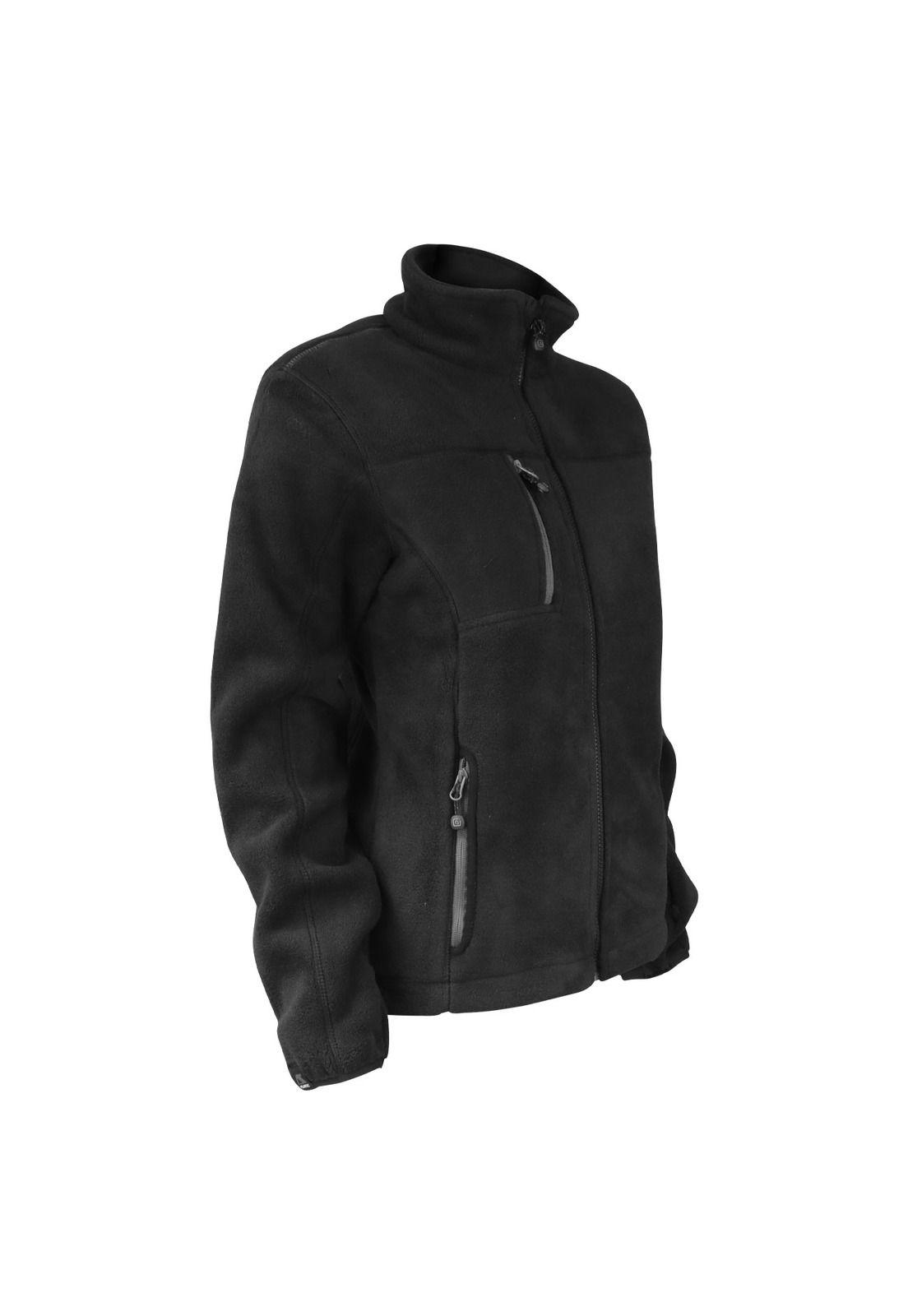 Chaqueta Micropolar Polartec Mujer Negro-1