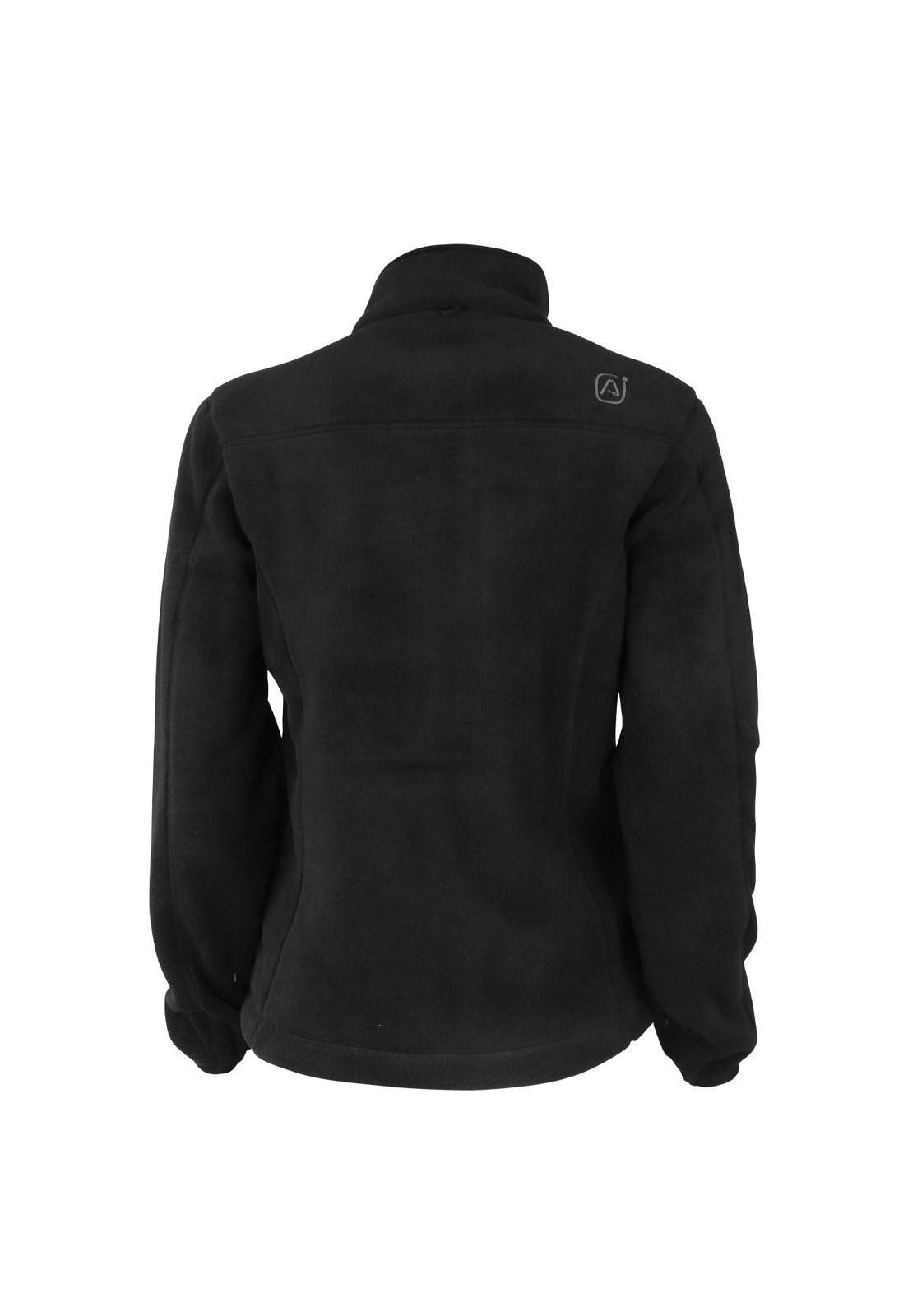 Chaqueta Micropolar Polartec Mujer Negro-2