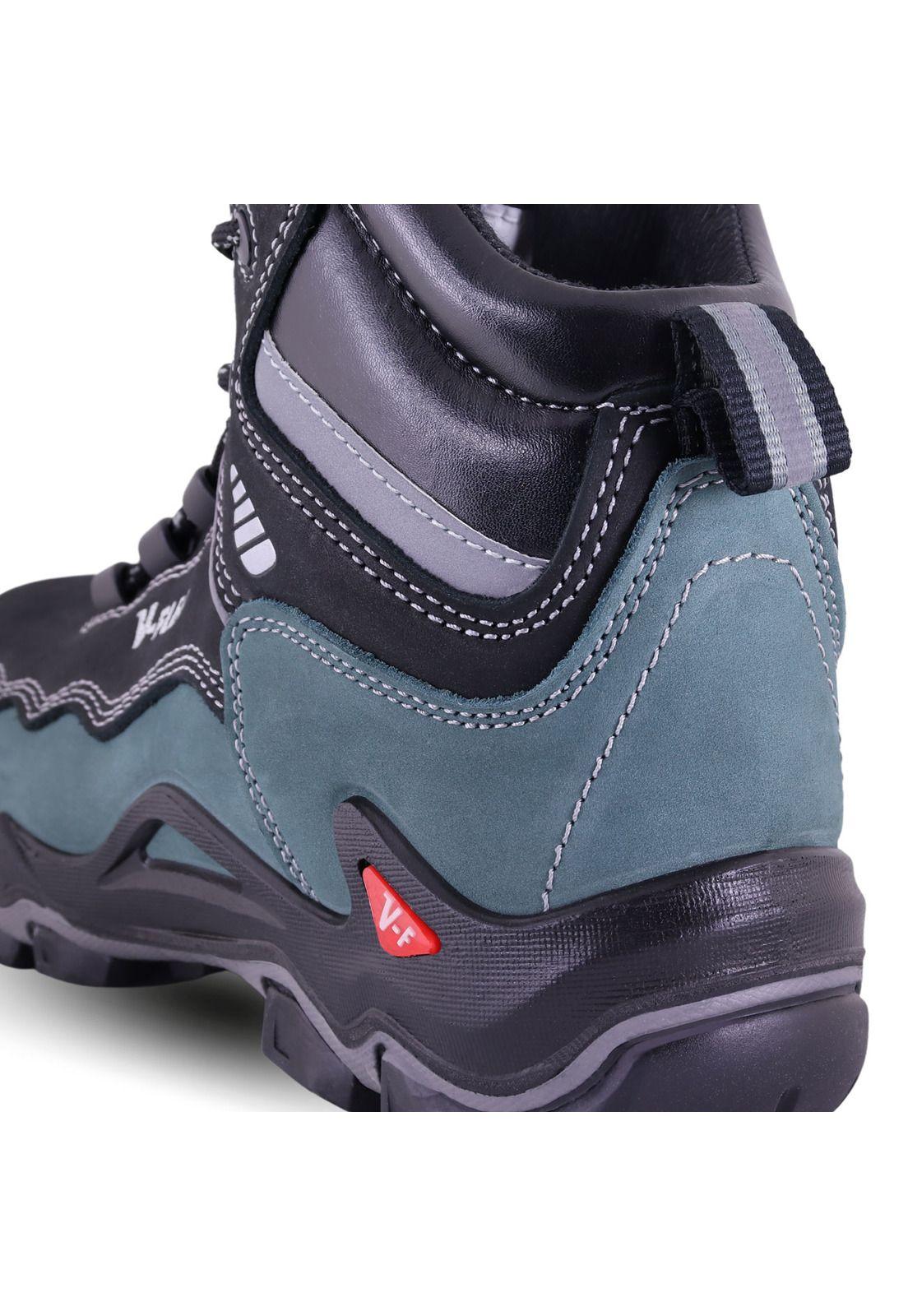 Botín V15 Nobuck Negro/Azul Vflex-3