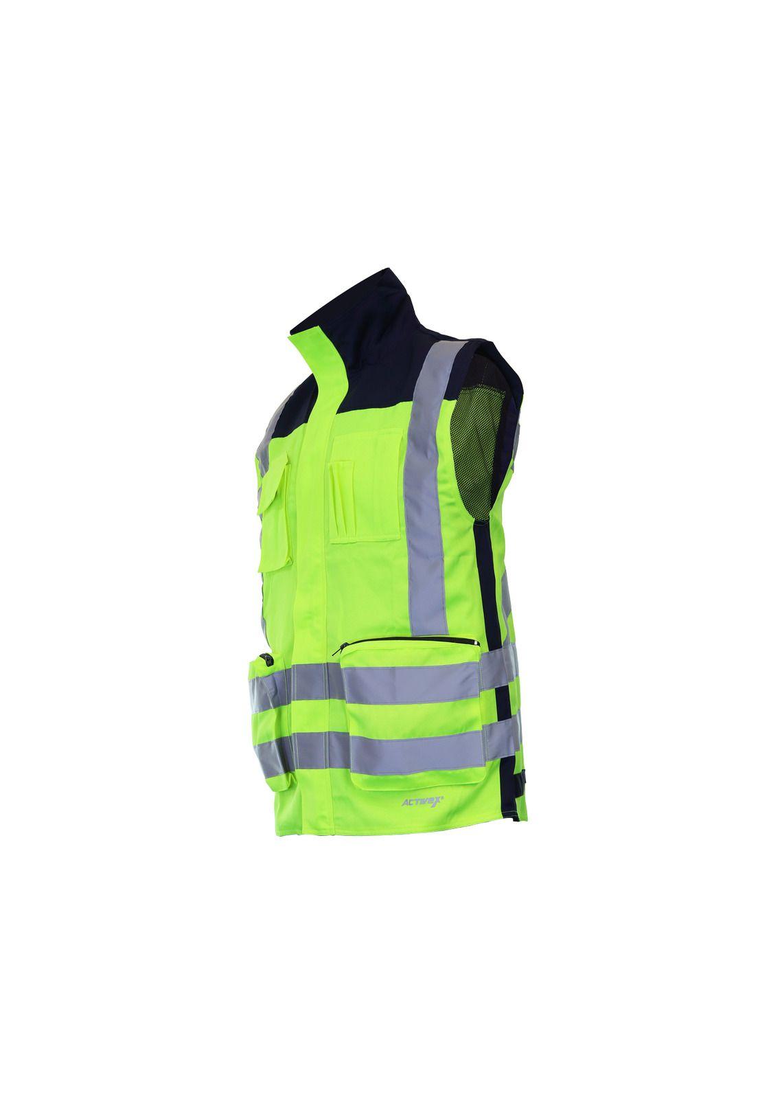 Chaleco Geólogo Gabardina Terra Bicolor Amarillo-2