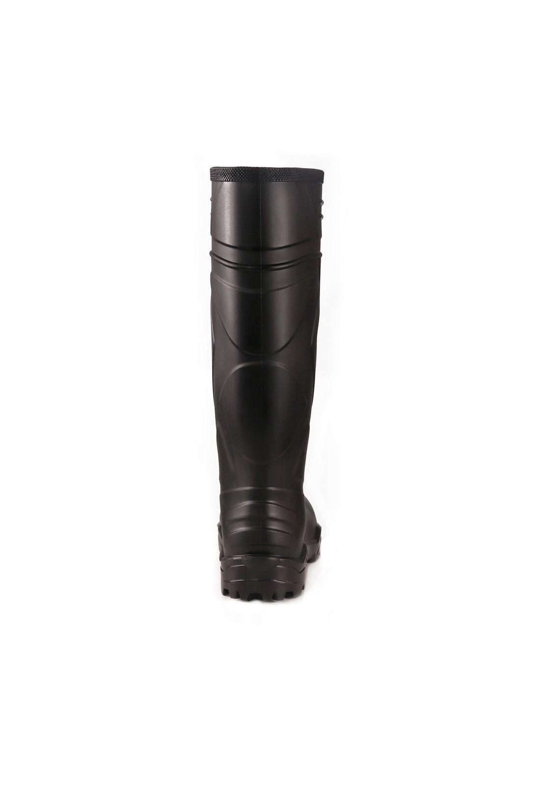 Bota PVC 929 Negra Para Lluvia-4