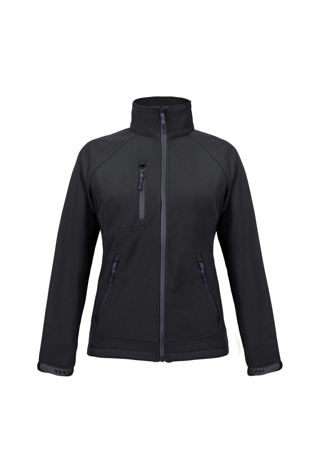 Chaqueta Softshell Negra Mujer Z-1600-0
