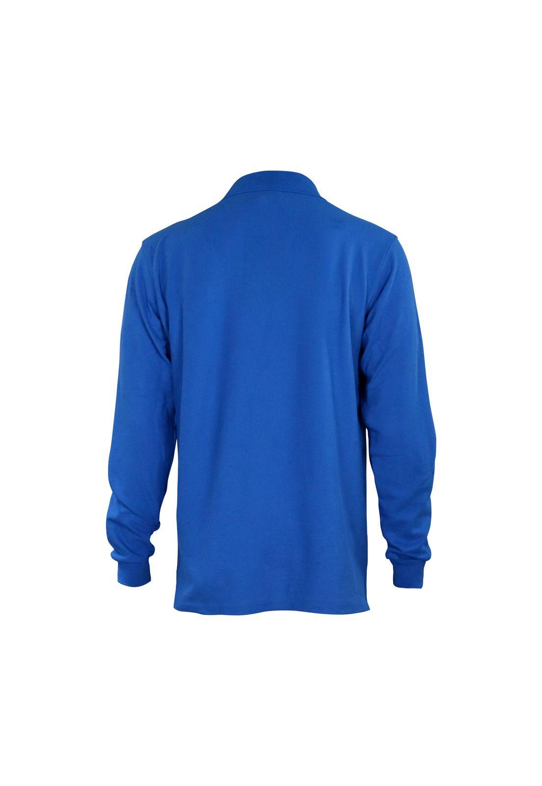 Polera pique azulina manga larga UPF 40-1