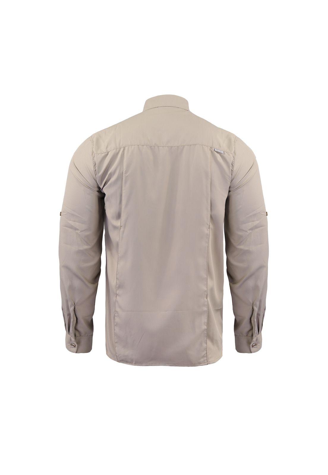 Camisa Lightwind Poliéster Beige-2