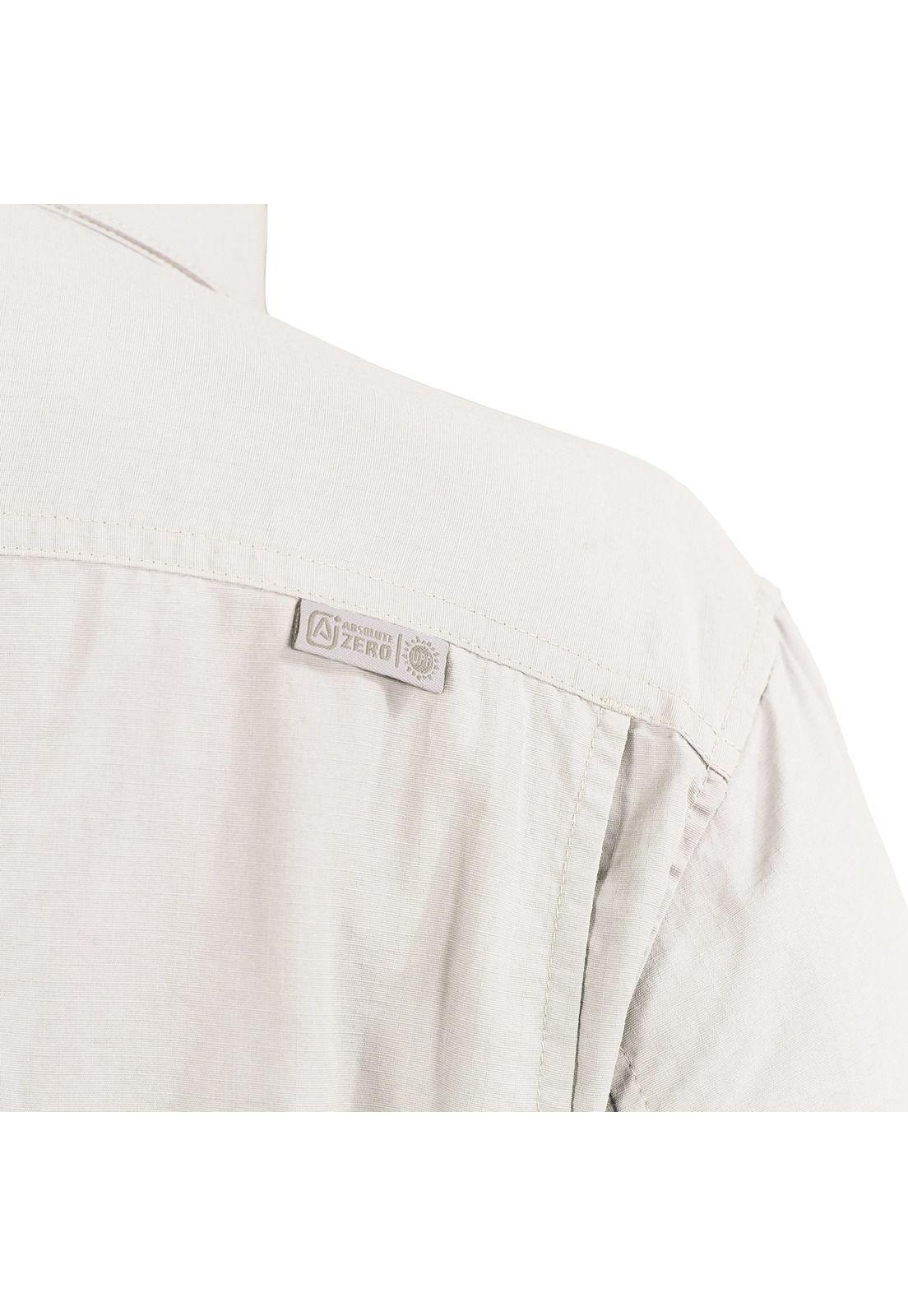 Camisa Outdoor Lightwind Ripstop Blanco Invierno UV-6