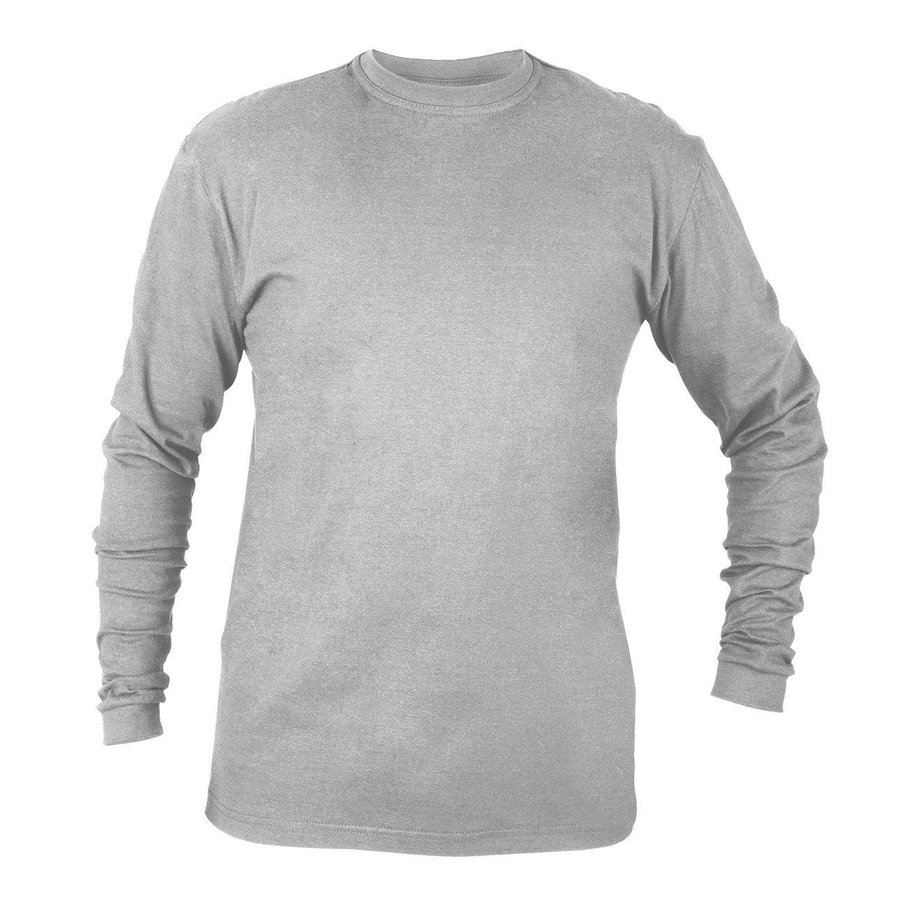Polera polo gris manga larga UPF25-0