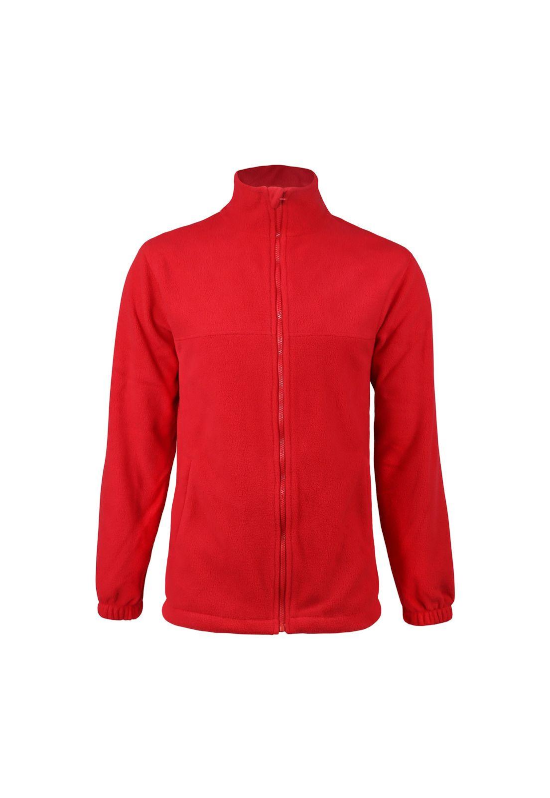 Chaqueta Activex Micropolar M/Larga Rojo-0