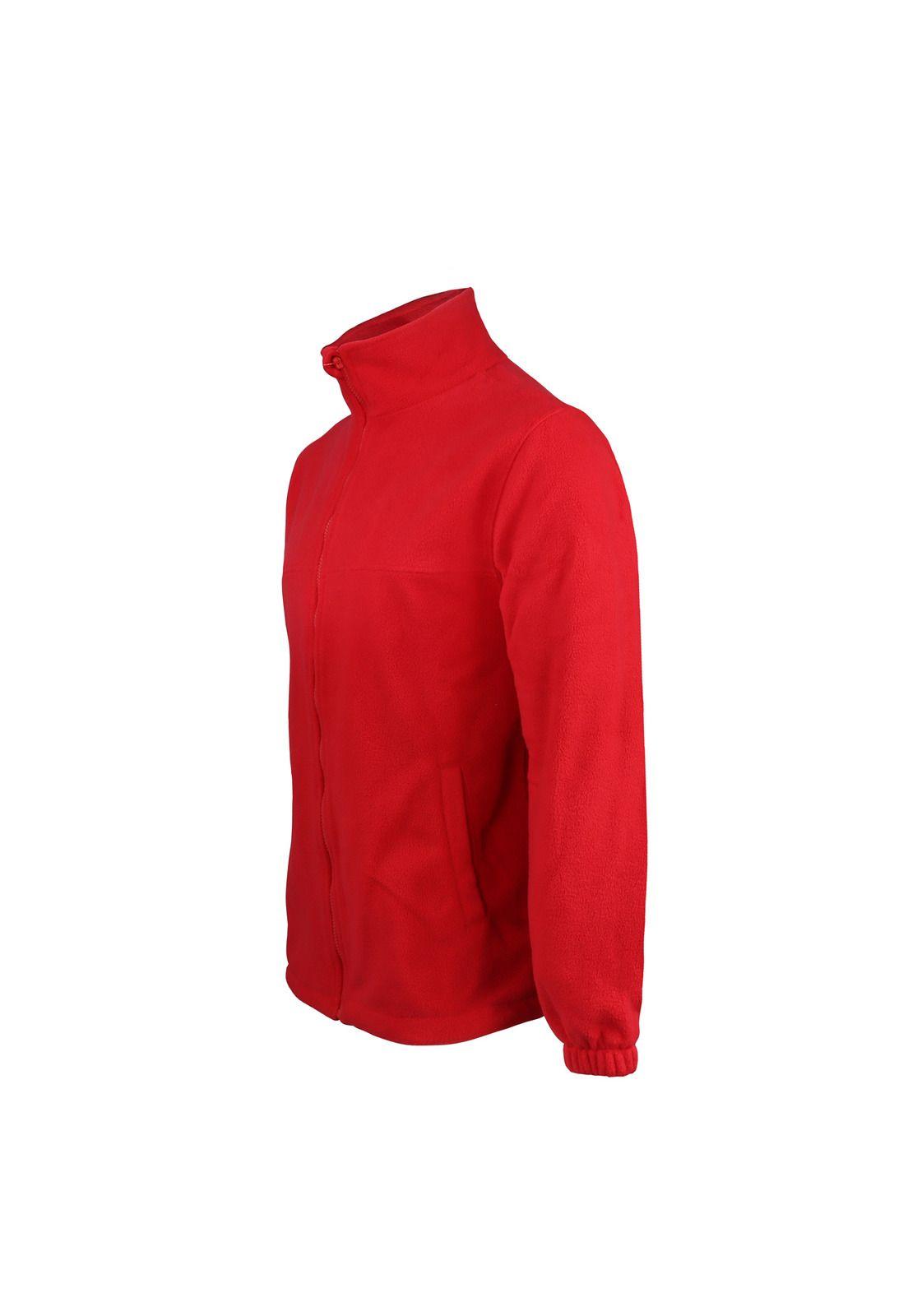 Chaqueta Activex Micropolar M/Larga Rojo-2