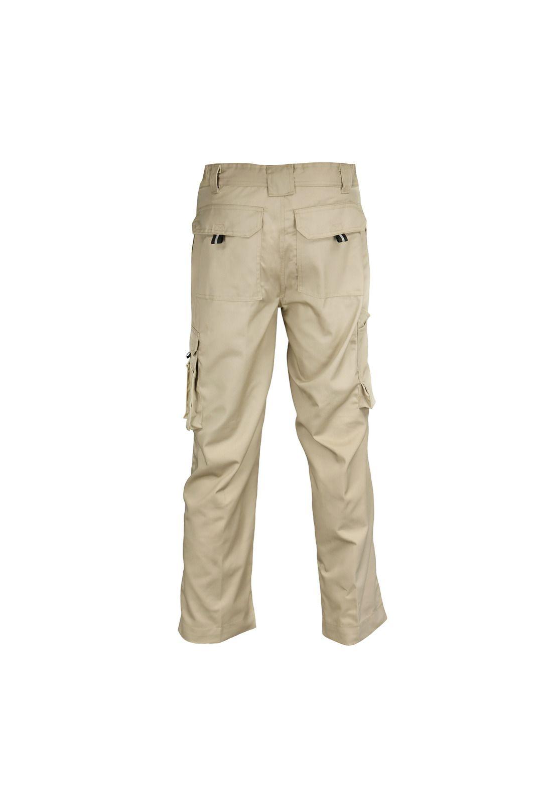 Pantalón cargo hombre beige UPF50-1