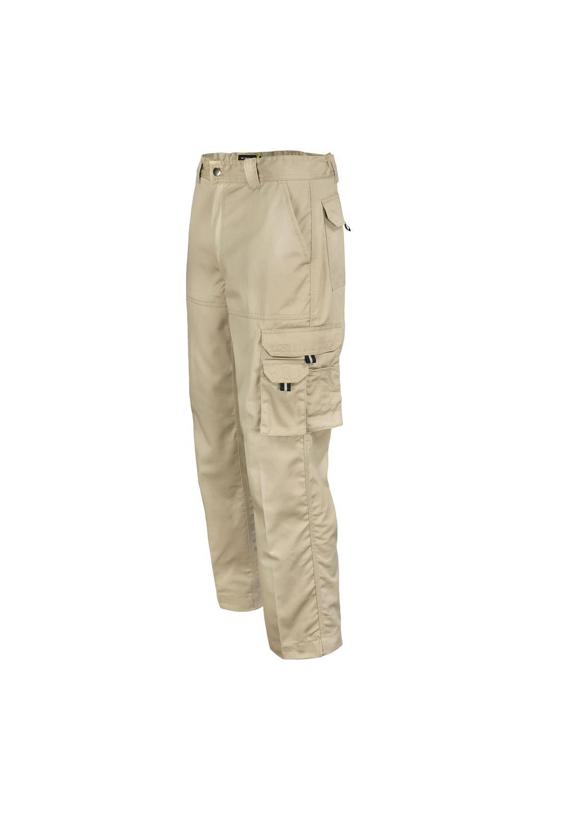 Pantalón cargo hombre beige UPF50-2