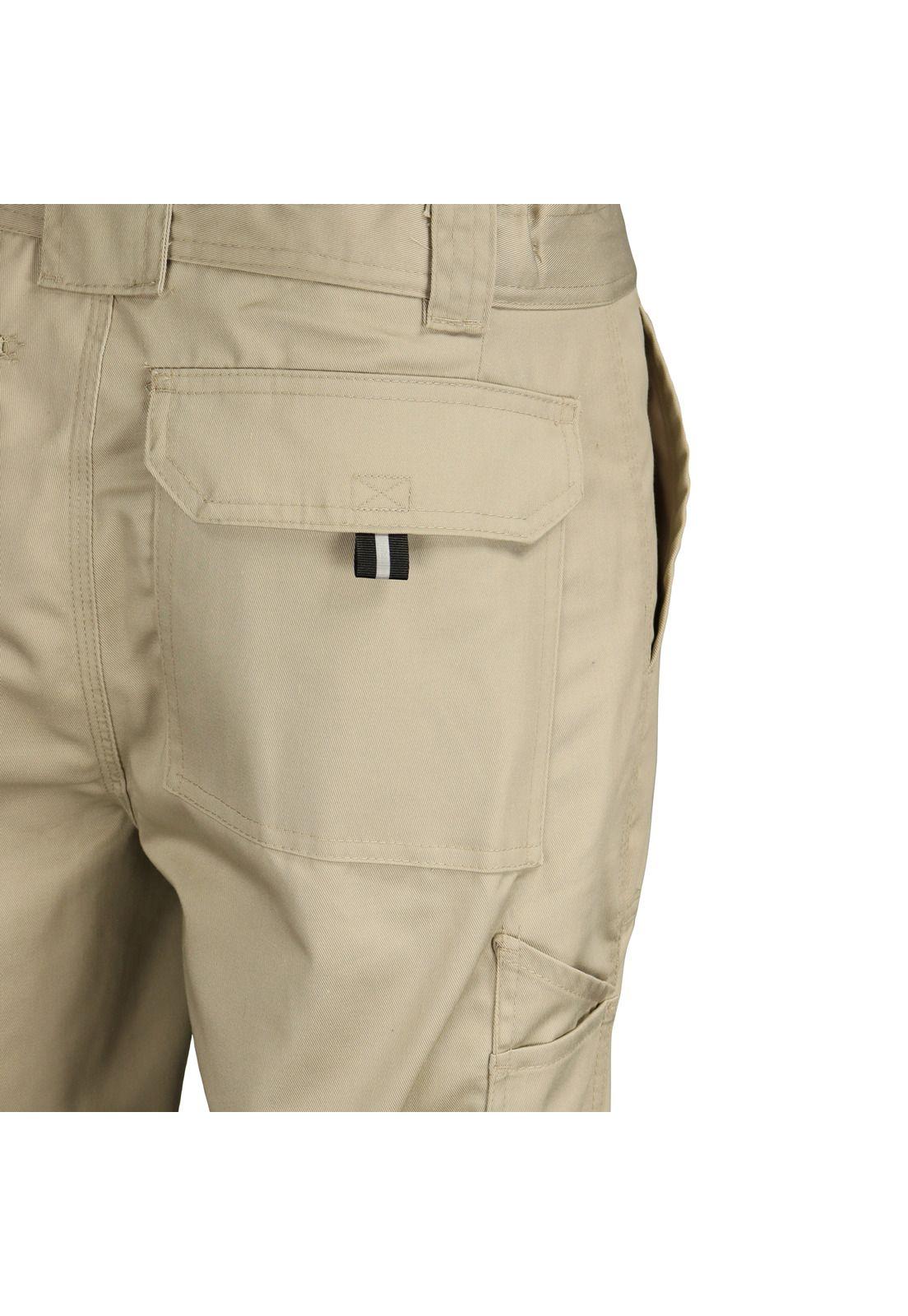 Pantalón cargo hombre beige UPF50-4