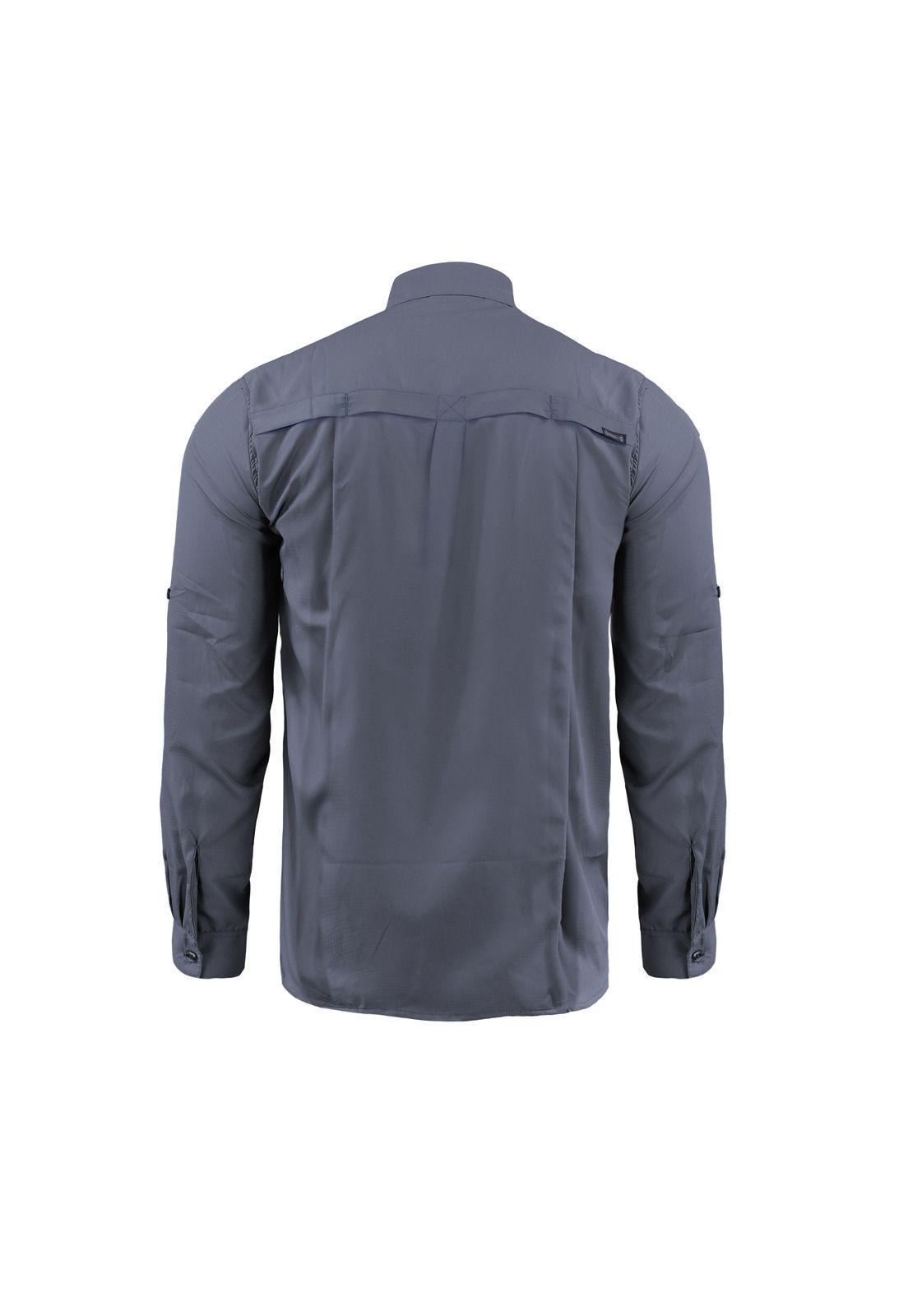 Camisa Lightwind Poliéster Gris-2