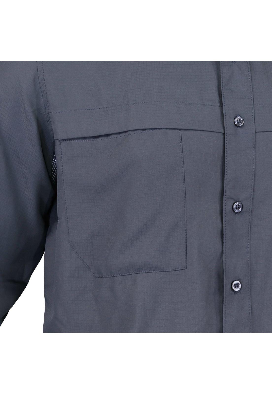 Camisa Lightwind Poliéster Gris-3