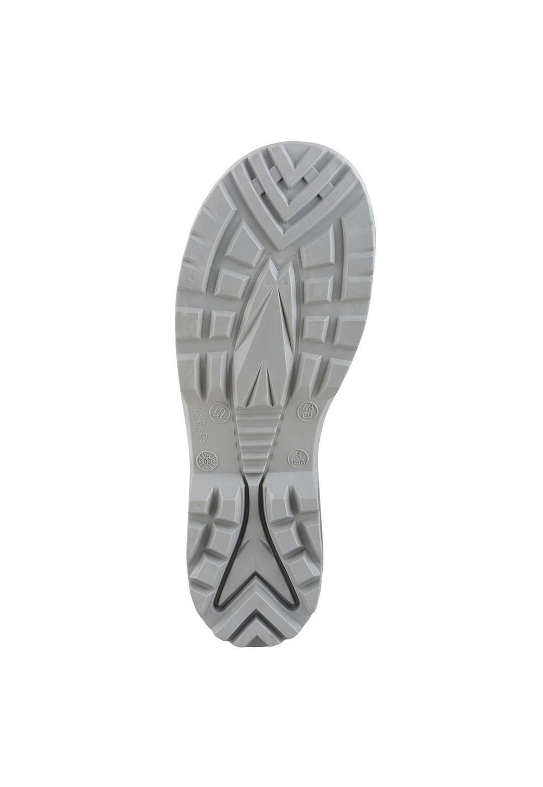 Bota PVC 933 Punta y Plantilla de Acero Blanca Para Lluvia-1